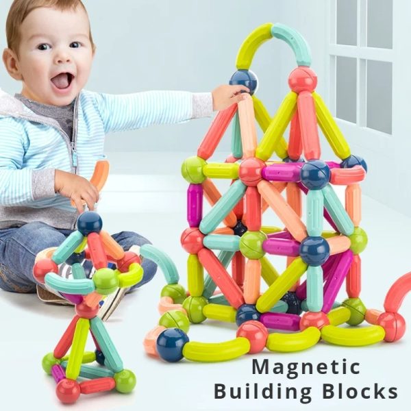 Magnetic Blocks Toy For Kids (25 pcs)