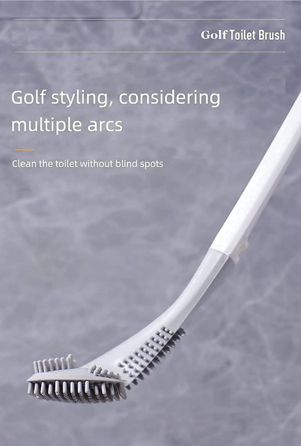 360 Deep Golf Head Brush Toilet Bowl Cleaning Brush