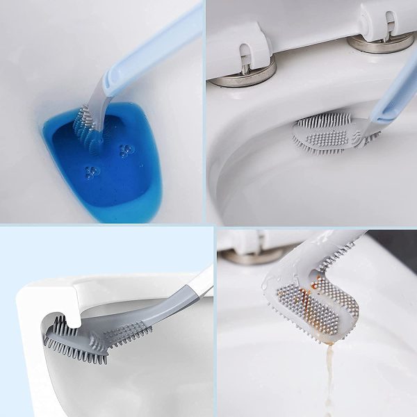 360 Deep Golf Head Brush Toilet Bowl Cleaning Brush