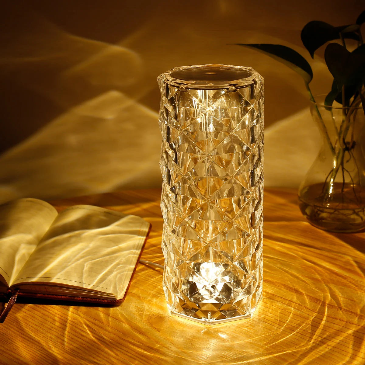 Crystal Lamp 16 Colors | Rechargeable | Remote Control