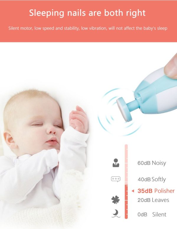 6 in 1 Electric Nails Trimmer For Babies