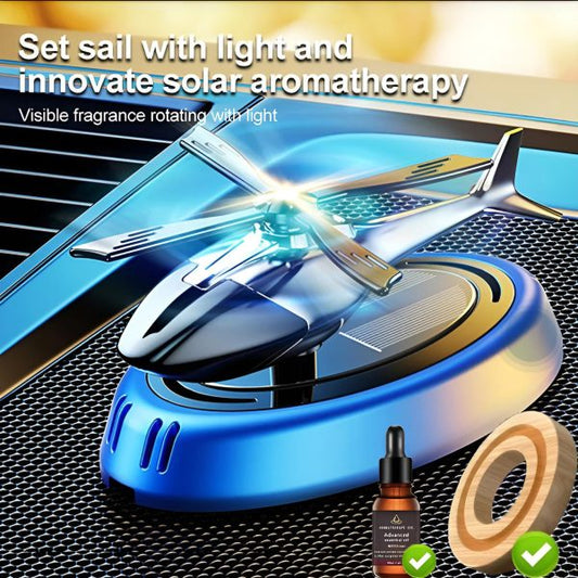 Solar Helicopter Car Air Freshener